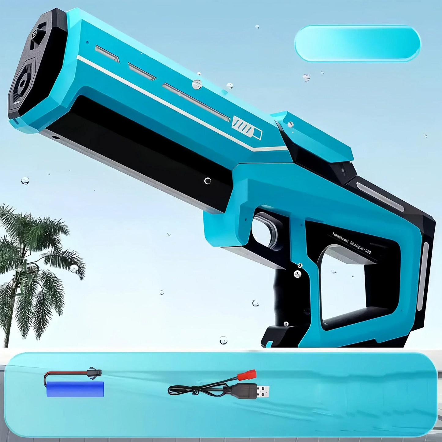 Water War King – Chinese High-Pressure Water Gun with Beast Mode Design!