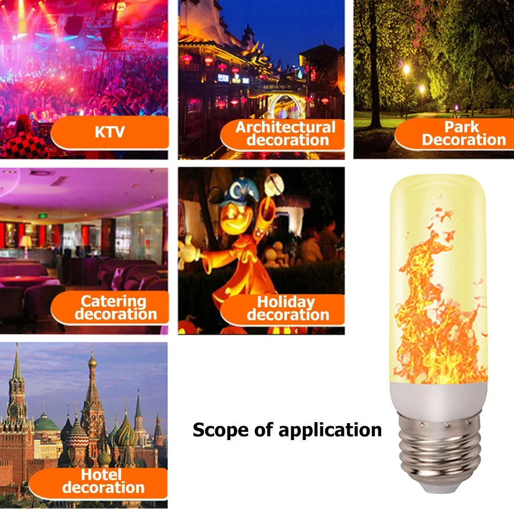 Realistic Flame LED Light Bulb – Turn Any Space Into a Warm, Fiery Escape
