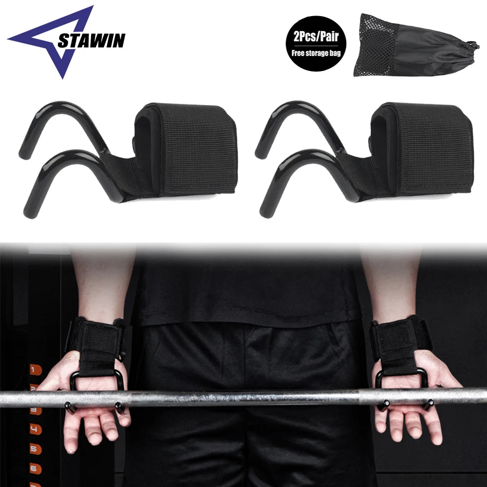 Premium Weightlifting Straps with Steel Hooks – Maximum Strength & Stability