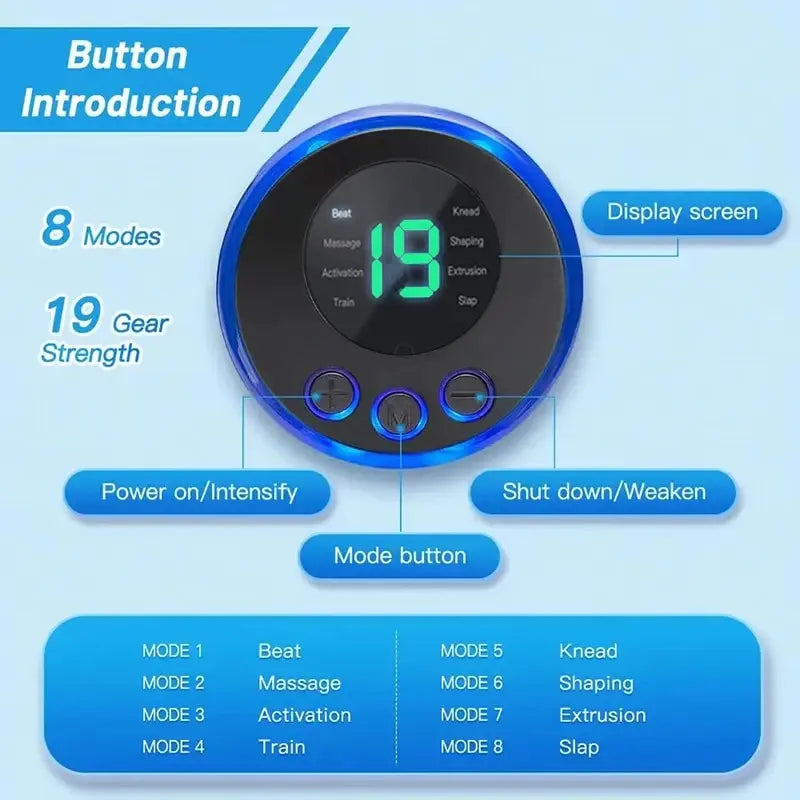 Smart Electric Foot Massager – 19 Intensity Levels for Pain Relief & Ultimate Relaxation