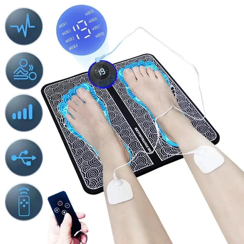 Smart Electric Foot Massager – 19 Intensity Levels for Pain Relief & Ultimate Relaxation