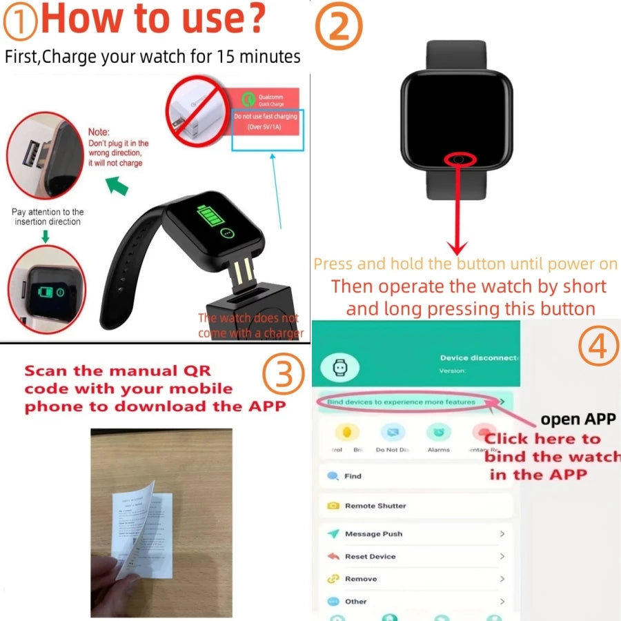 Premium Smartwatch for Men & Women – Bluetooth Call, Music Player & Fitness Tracker