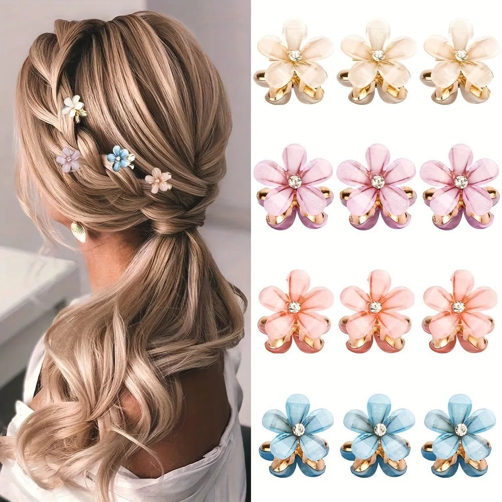 Elegant Pearl Flower Hair Clips – Soft Elegance for Every Look